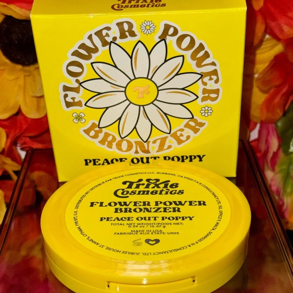 Trixie Cosmetics Flower Power Bronzer - Peace Out Poppy
